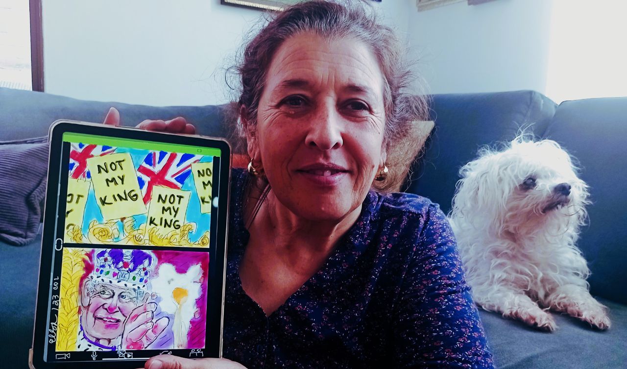 Elsa Riveros trazos de Rock ‘n’ Roll y lienzos de rebeldía